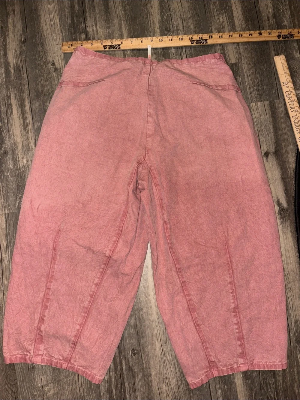 Free People Like That Tapered Capris Arabian Spice 100% Cotton Size 10
